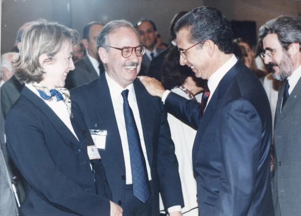 Ernesto Zedillo, Andrés Lira, Soledad Loaeza y Mario Ojeda