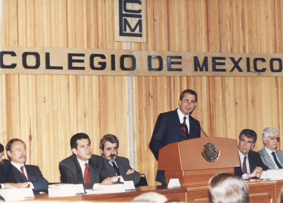 Mario Ojeda y Ernesto Zedillo