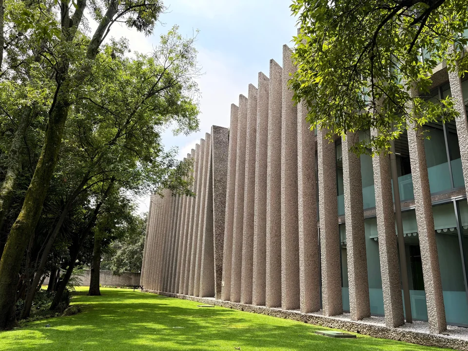 Parteluces del edificio Mario Ojeda Gómez